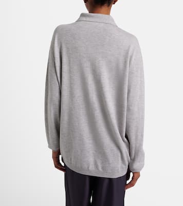 Tala wool-blend polo sweater | The Frankie Shop