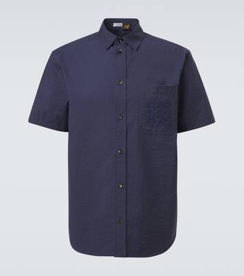 Chemise Anagram Paula's Ibiza en coton mélangé | Loewe