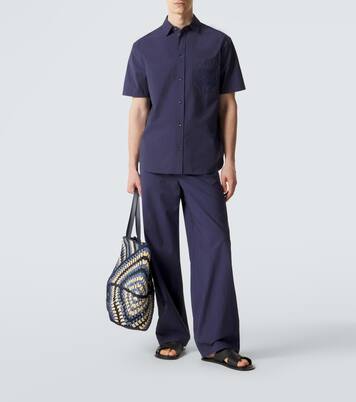 Chemise Anagram Paula's Ibiza en coton mélangé | Loewe