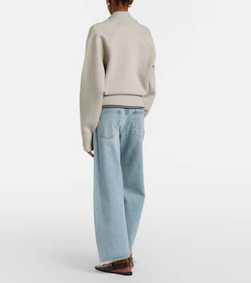 Barrel Jeans The Bow Crop | Frame