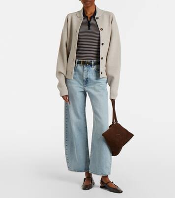 Barrel Jeans The Bow Crop | Frame