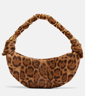 Amalia Mini calf hair top-handle bag | Saint Laurent