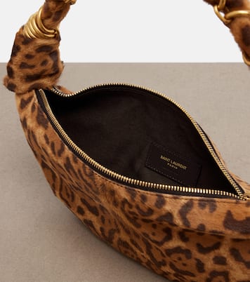 Amalia Mini calf hair top-handle bag | Saint Laurent