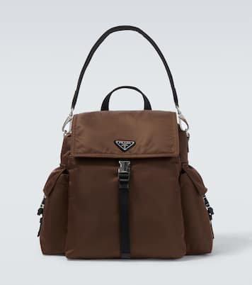 Prada Explore Re-Nylon backpack in brown - Prada | Mytheresa