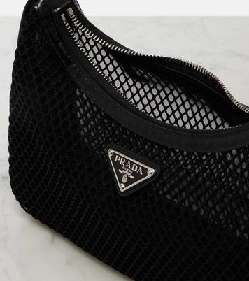 Schultertasche Prada Re-Edition 2005 Mini aus Mesh | Prada