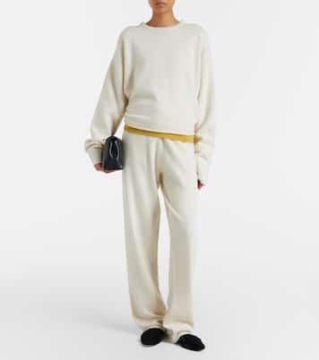 N°320 Rush cashmere-blend straight pants | Extreme Cashmere