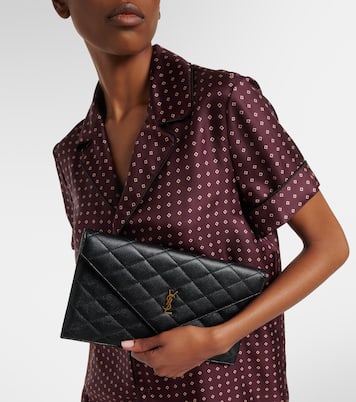 Paris leather clutch | Saint Laurent
