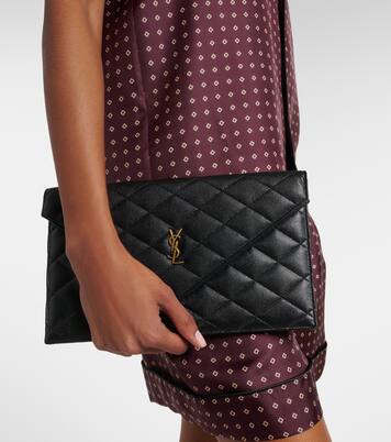 Paris leather clutch | Saint Laurent