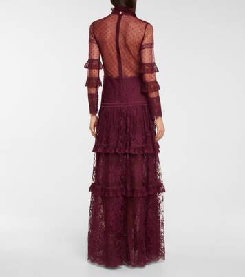 Robe Anastasia aus Tüll und Spitze | Costarellos