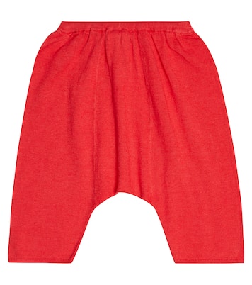 Baby Rumex linen and cotton sweatpants | Caramel