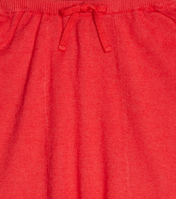 Baby Rumex linen and cotton sweatpants | Caramel