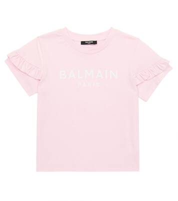 Logo cotton T-shirt | Balmain Kids