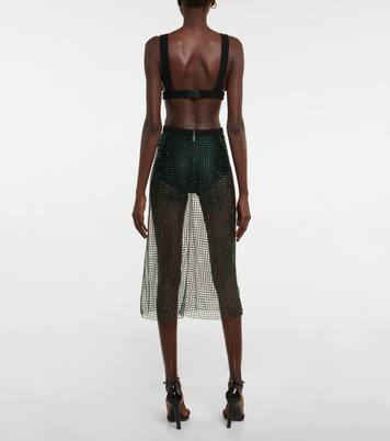 Robe midi en tulle à ornements | Christopher Kane