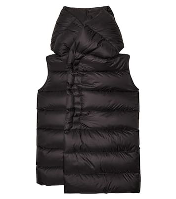 Quilted down vest | Rick Owens Kids