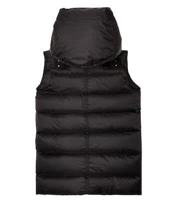 Quilted down vest | Rick Owens Kids