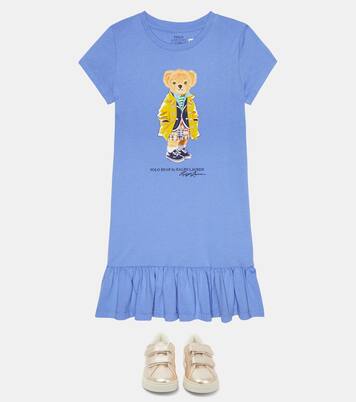 Polo Bear cotton dress | Polo Ralph Lauren Kids