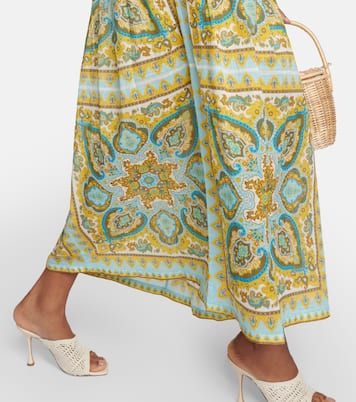 Robe midi Halcyon en coton | Zimmermann
