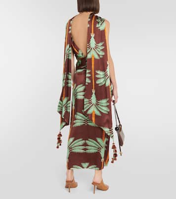 Besticktes Maxikleid aus Seide | Johanna Ortiz