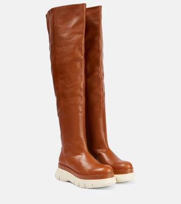 Overknee-Stiefel Malyx aus Leder | Isabel Marant