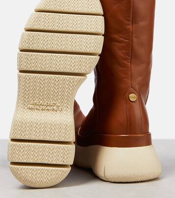 Overknee-Stiefel Malyx aus Leder | Isabel Marant