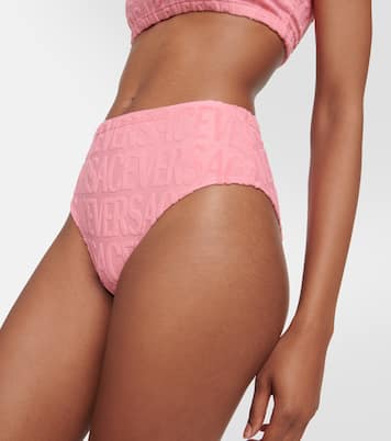 Bikini-Höschen La Greca aus Jacquard | Versace