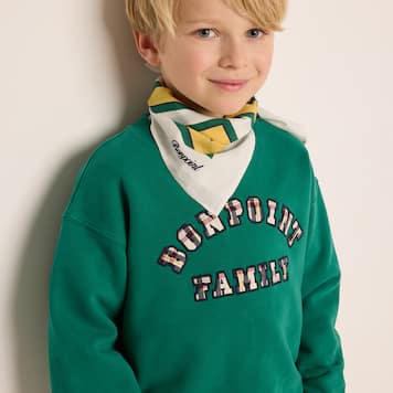 Tonino logo cotton jersey sweatshirt | Bonpoint