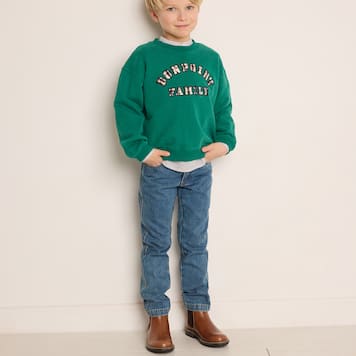 Tonino logo cotton jersey sweatshirt | Bonpoint