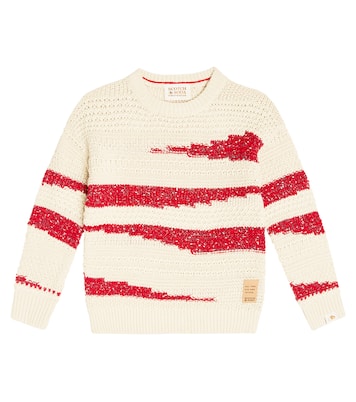 Intarsia cotton-blend sweater | Scotch & Soda Kids