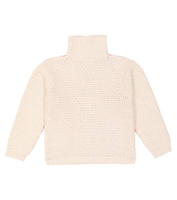 Kenza crochet half-zip sweater | Louise Misha