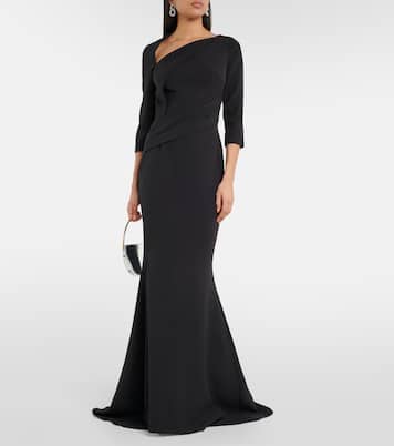 Robe Pollina aus Crêpe | Safiyaa