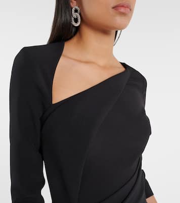 Robe Pollina aus Crêpe | Safiyaa