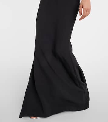 Robe Pollina aus Crêpe | Safiyaa