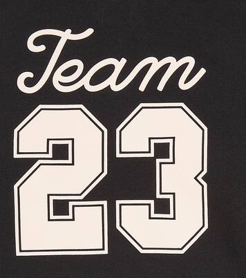 Team 23 cropped cotton jersey hoodie | Off-White Kids