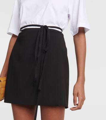 Falda wrap Genny de mezcla de lana | Sportmax