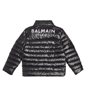 Logo down jacket | Balmain Kids