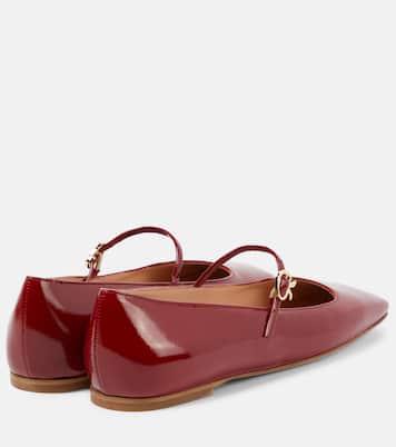 Christina patent leather Mary Jane flats | Gianvito Rossi