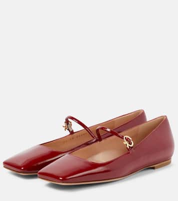 Christina patent leather Mary Jane flats | Gianvito Rossi