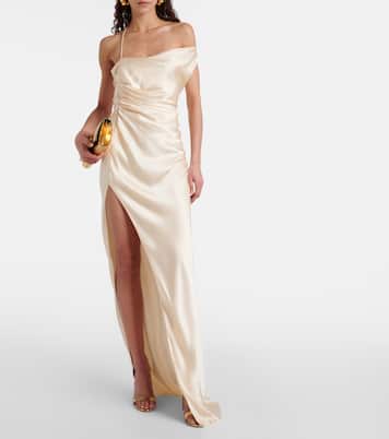 Robe aus Seidensatin | The Sei