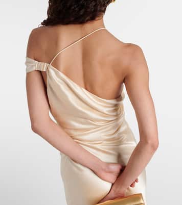 Robe aus Seidensatin | The Sei