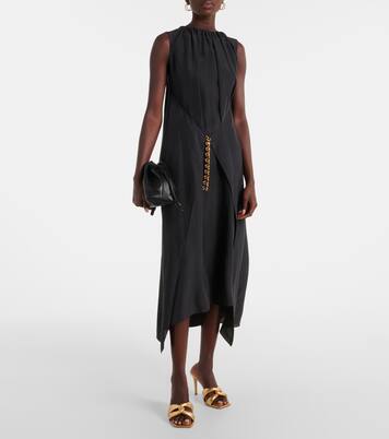 Pantoletten Amour 85 aus Metallic-Leder | Gianvito Rossi