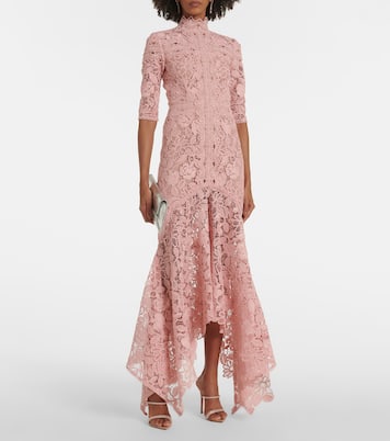 Floral lace gown | Costarellos