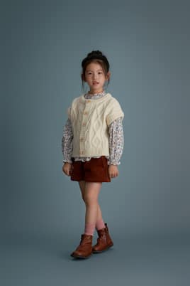 Lulu cotton-blend shorts | C'era Una Volta