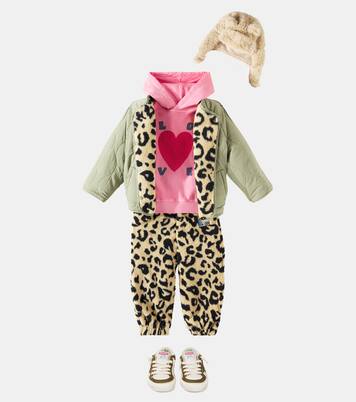 Reversible quilted leopard-print jacket | Jellymallow