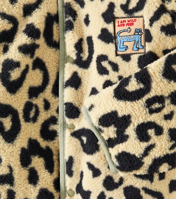 Reversible quilted leopard-print jacket | Jellymallow