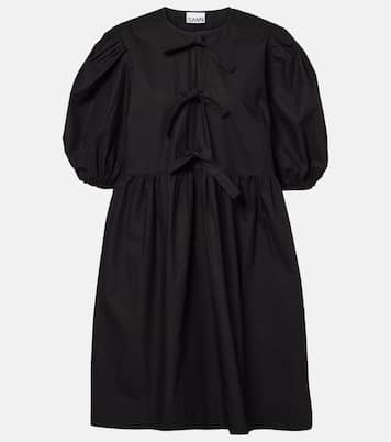 Minikleid aus Baumwollpopeline | Ganni