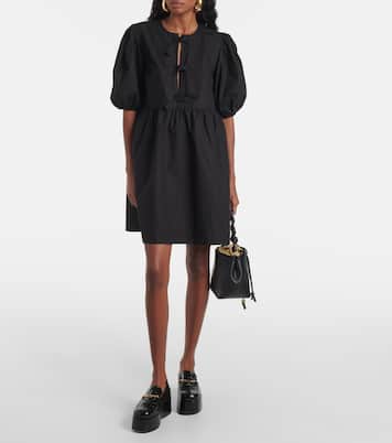 Minikleid aus Baumwollpopeline | Ganni