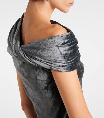 Minikleid Lola aus Samt | Rick Owens