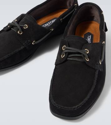 Robin suede boat shoes | Tom Ford