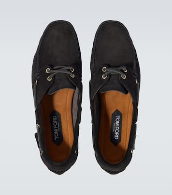 Robin suede boat shoes | Tom Ford