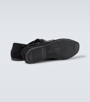 Robin suede boat shoes | Tom Ford